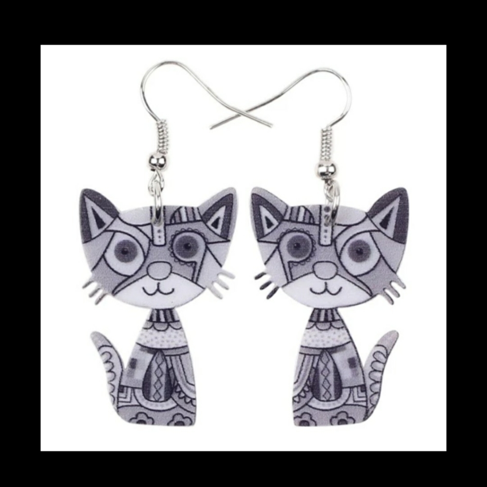 2 for $8 Cat Earrings